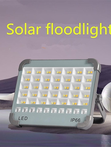  LED ソーラー投光器 充電式 緊急照明 屋外 キャンプ ポータブル ランプ 防水 サーチライト