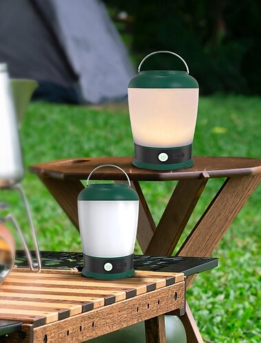  bærbar usb genopladelig campinglys - udendørs vandtæt multifunktions led hængende nødlys