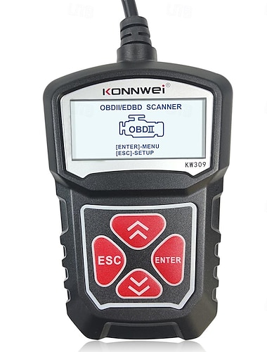  Fyautoper kw309 v309 v310 ms309 leitor de código obd2 scanner scanners de problemas de carro