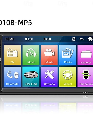  Fyautoper car stereo doppio din autoradio 7 pollici lettore mp5 touch screen radio fm ricevitore audio lettore multimediale 7010b dropshipping