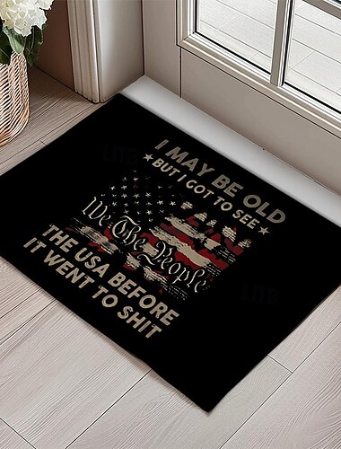 Veteranentag Fußmatte Küchenmatte Bodenmatte rutschfester Bereich Teppich Ölfester Teppich Indoor Outdoor Matte Schlafzimmer Dekor Badezimmermatte Eingangsteppich Gedenktag