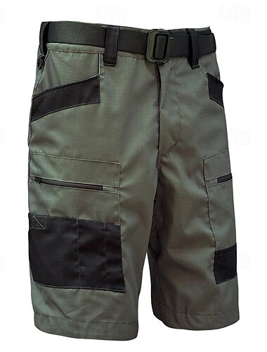  Herren Taktische Shorts Cargo Shorts Kurze Hosen Shorts Kurze Hosen Kurze Hose für Wanderer Patchwork Knopf Multi Pocket Farbblock tragbar Kurz Outdoor Täglich Campen und Wandern Modisch Klassisch