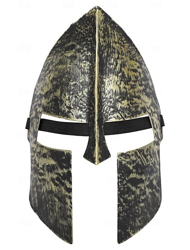  Medeltida kostymer Renässans Mask Ren Faire Krigare Riddare Viking Herr Viking Halloween Karnival LARP Ren Faire Vuxna Mask Alla årstider