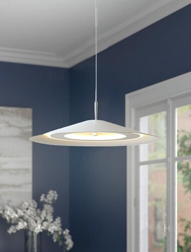  led pendel køkkenø pendel 1-lys 48 cm metal moderne nordisk stil soveværelse spisestue 85-265v