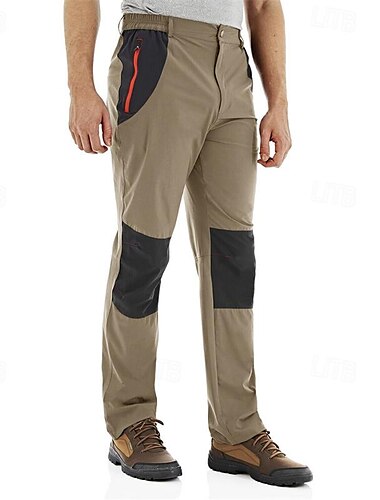  Pánské Lovecké chrániče nohavic Dağcı Pantolonu Outdoorové kalhoty Kapsa na zip Barevné bloky Voděodolný Ochrana proti UV záření Venkovní Denní Streetwear Sportovní Módní Tmavomodrá Béžová