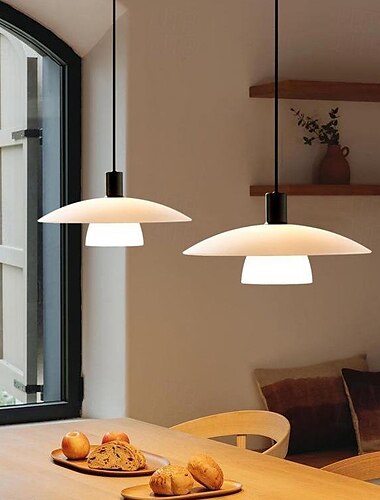  suspension led 1 lumière 30/40 cm forme verre clair design élégant finitions peintes style nordique moderne 110-240v