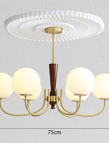  led hanglamp 5/6/8/10 kop metaal glas modern nordic cirkel wereldbol ontwerp 70/75/85/100 cm lantaarnontwerp kroonluchter metaal geschilderde afwerkingen 110--240v