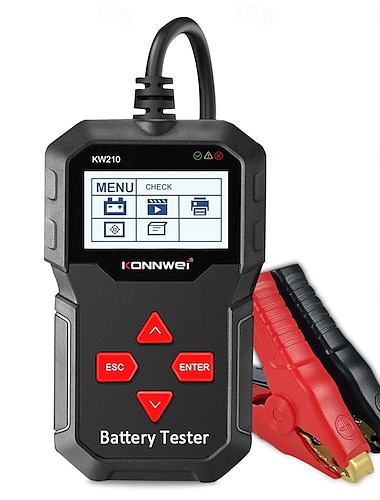  starfire konnwei kw210 automatische smart 12v auto batterij tester auto batterij analyser 100 tot 2000cca zwengelen auto batterij tester