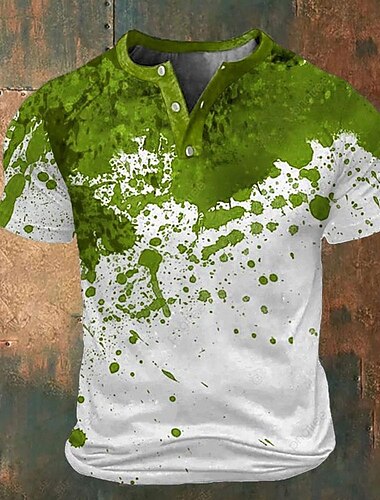  Graphic Blutflecken Sport Modisch Übertrieben Herren 3D-Druck T Shirt Strasse Sports Outdoor T-Shirt Rote Blau Grün Rundhalsausschnitt Hemd Sommer Frühling Bekleidung S M L XL XXL 3XL
