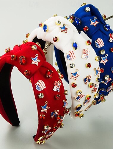 Nativo americano Bandana Adulto Hombre Mujer Cosplay Fiesta / Noche Festival Día de la Independencia 4 de julio Disfraz de carnaval fácil