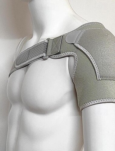  Schulterbandage für gerissene Schulter - Stütze und Kompression - Schulterstabilität und -regeneration - geeignet für linken und rechten Arm, Männer und Frauen