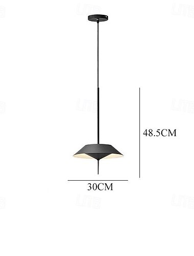  led hanglamp keukeneiland hanglamp 1-lichts 30 cm enkel ontwerp metaal geschilderde afwerkingen moderne Scandinavische stijl slaapkamer eetkamer 110-240v