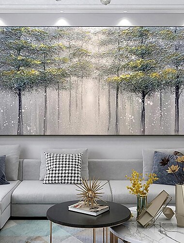  Mintura peintures à l'huile de texture faites à la main sur toile grand art mural décoration moderne abstrait arbre paysage image pour la décoration intérieure roulé sans cadre peinture non étirée