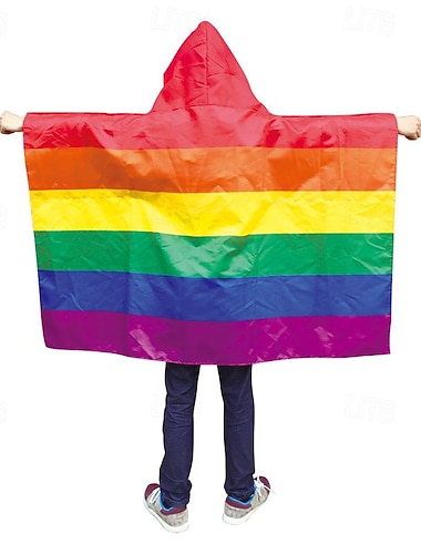  drapeau arc-en-ciel de cap de fierté lgbt, activité de plein air, drapeau de décoration
