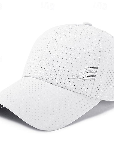  Herren Cap Basecap Sonnenhut Kappe Schwarz Weiß Polyester Modisch Brautkleider schlicht Strasse Täglich Glatt Einstellbar Sonnenschutz Atmungsaktiv