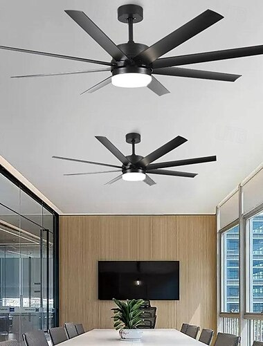  LED シーリングファン 天井吊り下げ キッチン ダイニングルーム 1 ライト 183 cm アクリル 3 色ライト モダン 北欧スタイル 寝室 カフェ 110-240V