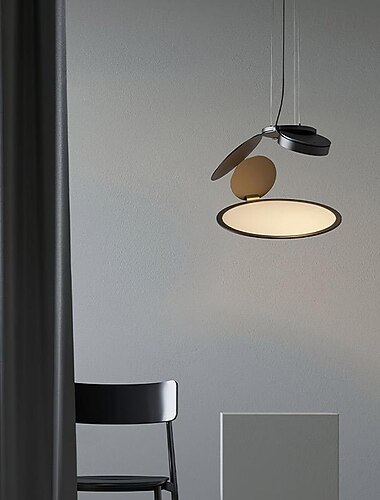  luminária pendente led 1 luz design de lanterna de 50 cm acabamentos pintados em acrílico com luz de 3 cores moderna sala de jantar 110-240v