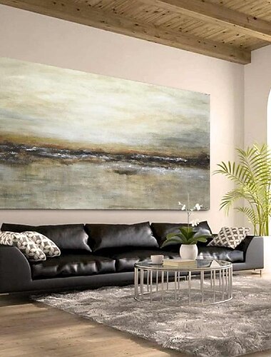  duża sztuka ścienna minimalistyczna abstrakcyjne malarstwo górskie ręcznie malowane bardzo duży krajobraz folia malarstwo wall art szare złoto obraz na płótnie na płótnie malarstwo abstrakcyjne do