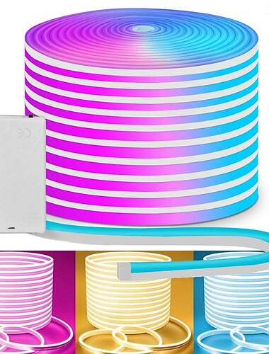  2m Guirlandes Lumineuses 240 LED 2835 SMD 6 mm 1 jeu Blanc Chaud Blanc Rouge Bandes lumineuses LED USB Soirée Extérieur Alimenté par Port USB Alimenté par des piles
