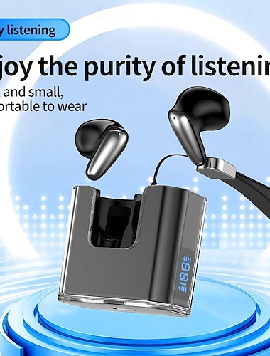  R20 True Wireless Kopfhörer TWS Ohrhörer In-Ear Bluetooth 5.3 LED-Licht Sport Stereo für Apple Samsung Huawei Xiaomi MI Täglicher Gebrauch Mobiltelefon Mobiltelefon Gaming