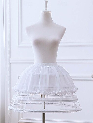  Cosplay - Lolita Knielang Reifrock Krinoline Tutu Unterrock Prinzessin Damen Maskerade Party Junggesellinnenabschiedsparty Erwachsene Unterrock