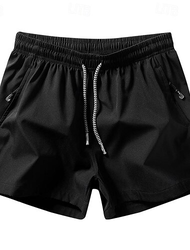  Hombre Pantalones Cortos Running Shorts de gimnasio Pantalones de chándal Bolsillo Correa Cintura elástica Bermudas Exterior Deporte Deportivo Secado rápido Ligero Suave Maratón Corriendo Rutina de