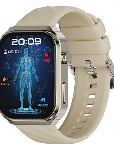  696 U13 Inteligentny zegarek 2.2 in Inteligentny zegarek Bluetooth EKG + PPG Krokomierz Powiadamianie o połączeniu telefonicznym Kompatybilny z Android iOS Damskie Męskie Odbieranie bez użycia rąk