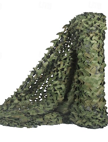  Tarnnetz Sonnenschutznetz 150d Oxford-Gewebe Tarnnetz für den Außenbereich – leicht, langlebig, perfekter Sonnenschutz, Heimdekoration, einfacher Aufbau, ideal für Paintball, Vogelbeobachtung, Camping