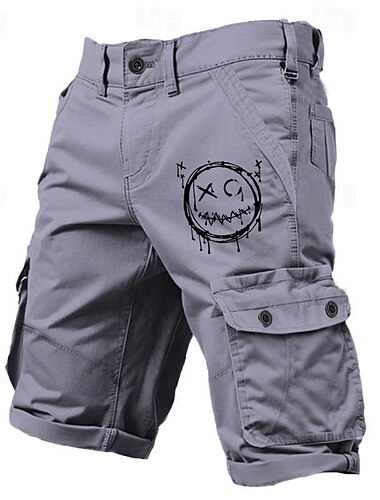  Herren Graphic Cargo Shorts Kurze Hosen Mittlere Taillenlinie Sport Modisch Designer Outdoor Sports Outdoor Casual 6 Tasche Designer Bekleidung