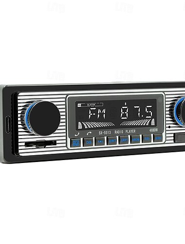  Fyautoper 5513 nuevo reproductor de mp3 para automóvil bluetooth manos libres radio enchufable para automóvil en lugar de cd dvd