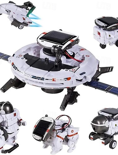  6イン1ソーラーロボットキットおもちゃギフト8 9 10 11 12 13歳の子供向け教育ビルディング科学実験セット誕生日子供男の子女の子ハロウィンクリスマス感謝祭のギフト