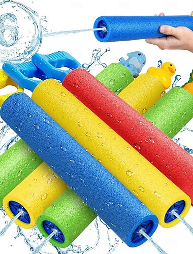  pistolet à eau 6 pack super absorbeur d'eau blaster pistolets à eau tireur d'eau piscine plage fête d'été jeu d'eau en plein air jouets de combat pour enfants garçons filles
