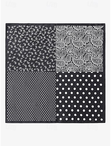  Eleganter Herren-Bandana-Schal aus Seide mit Paisleymuster – vielseitiges Modeaccessoire