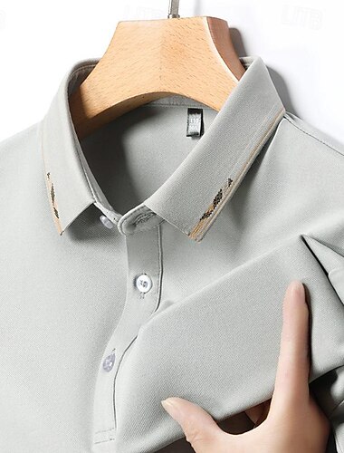  Herren Golfhemd Golfpolo Arbeit Casual Kargen Kurzarm Basic Modern Farbblock Patchwork Taste Frühling Sommer Regular Fit Schwarz Weiß Marinenblau Blau Orange Grün Golfhemd