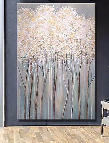  Mintura dipinto a mano con texture astratta, albero, fiore, dipinti ad olio su tela, decorazione moderna da parete, immagine per la decorazione domestica, dipinto senza cornice arrotolato e non