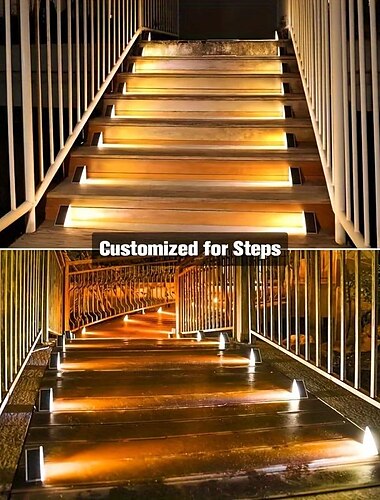  2 stks zonne-trapverlichting, 24 led waterdichte driehoekige terrasverlichting voor terras, tuin, oprit, veranda, voordeur, loopbrug, trap, hek - warm wit