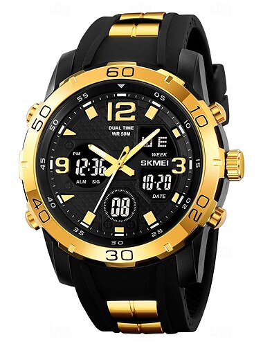  SKMEI Herren Digitaluhr Draussen Sport Modisch Lässige Uhr leuchtend Stopuhr Wecker Kalender TPU Beobachten