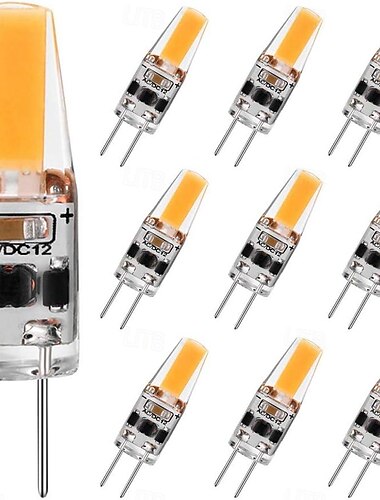  10 pz g4 led lampadine bi-pin 2 w equivalenti a 20 w t3 jc tipo bi-pin g4 lampadina alogena base ac/dc 12 v luce diurna bianca 6000 k lampadina g4 per luce sotto l'armadio plafoniera camper barche