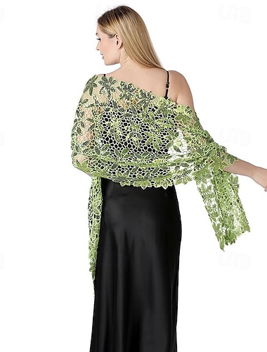  Estolas de Señora Elegante Nupcial Sin Mangas Encaje Velos de Boda Con Encaje Para Boda Primavera verano