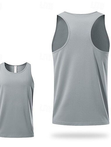  Herren Fitness Tank Top Tank Top Running Sport Top Tank Top Sport Ärmellos Weste / Fahrradweste Casual Athlässigkeit Atmungsaktiv Schnelltrocknend Weich Fitnesstraining Laufen Gehen Sportbekleidung