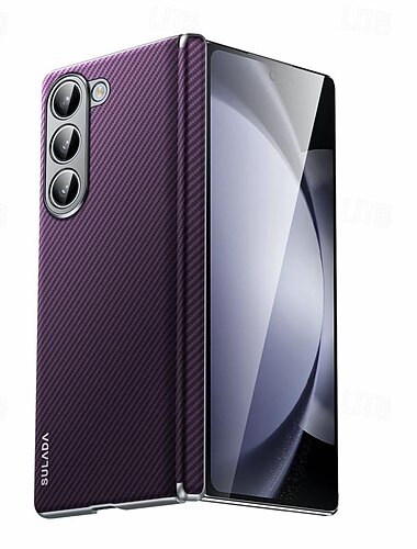  telefone Capinha Para Samsung Galaxy Z Fold 5 Z Fold 4 Capa traseira Caso de Adsorção Magnética Suporte para carregamento sem fio Antichoque Retro PC