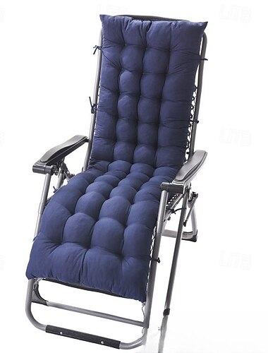  Loungesesselkissen getuftet Outdoor-Schaukelsitz Deck Chaiselongue-Pad Liegematte Liegekissen