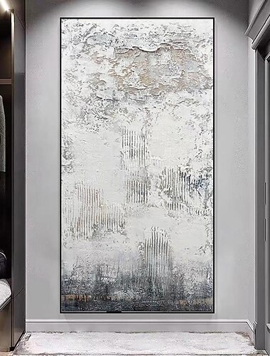  Mintura handgefertigte Ölgemälde mit dicker Textur auf Leinwand, Wandkunst, Dekoration, moderne abstrakte Bilder für die Inneneinrichtung, gerolltes, rahmenloses, ungedehntes Gemälde