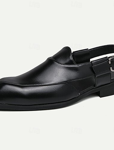  Clogs und Pantoletten aus echtem Leder für Herren mit offener Ferse – bequeme Schlupfschuhe für formelle und legere Anlässe