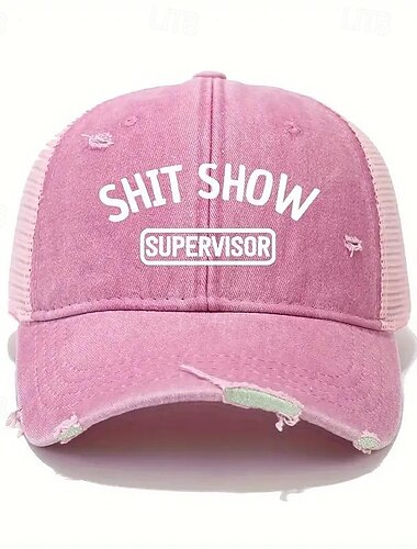 Damen Hut Cap Basecap Tragbar Sonnenschutz Atmungsaktiv Strasse Täglich Wochenende Bedruckt Buchstabe