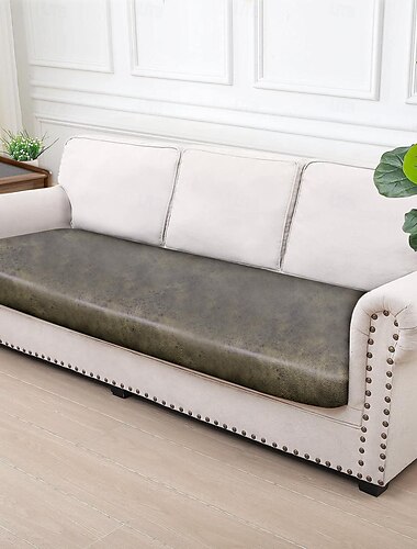  Bezug für Chaiselongue 3-Sitzer, Kunstleder, mit Heißprägung, geprägte Schonbezüge