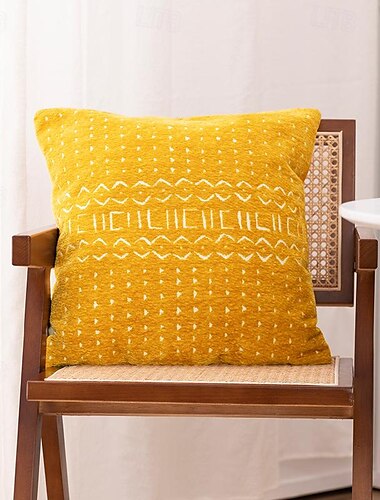  Regenzeit Chenille Garn gefärbt Kissenbezug Großhandel Licht Luxus nordischen Stil Home Sofa Kissenbezug einfache Farbe Kissen