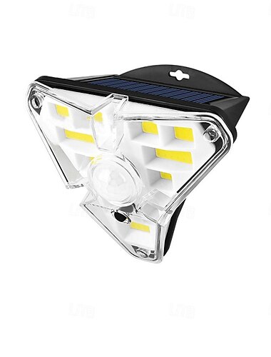  68 LED Solar Flutlicht Sensor Wandlampe, Menschlicher Körper Induktion Wasserdichte Wand Intelligente Steuerung, Wasserdichtes Dreieck Flutlicht Für Den Außenbereich Für Hausgarten Haushalt Hof 1St