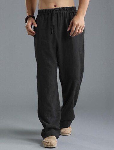  Médiéval Renaissance Pantalons de pirate Pirate Viking Couleur Unie Homme Viking Pirate Halloween Carnaval Vacances Fête / Soirée LARP Adulte Pantalon Printemps & Été