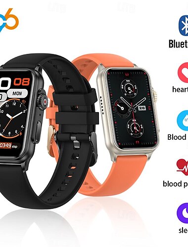  696 H23 スマートウォッチ 1.57 インチ スマートブレスレット ブルートゥース 歩数計 着信通知 睡眠サイクル計測器 と互換性があります Android iOS 女性 ハンドフリーコール メッセージ受信通知 IP 67 31.5mmウォッチケース